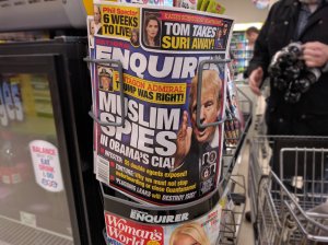 Supermarket tabloid spreads hate against Muslims